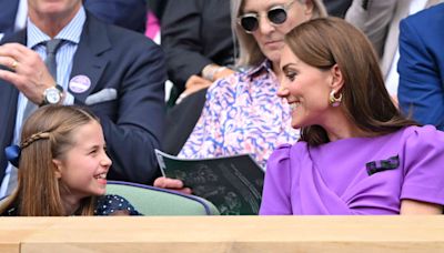 Princess Charlotte Had the Sweetest Reaction to Kate Middleton Receiving a Standing Ovation at Wimbledon