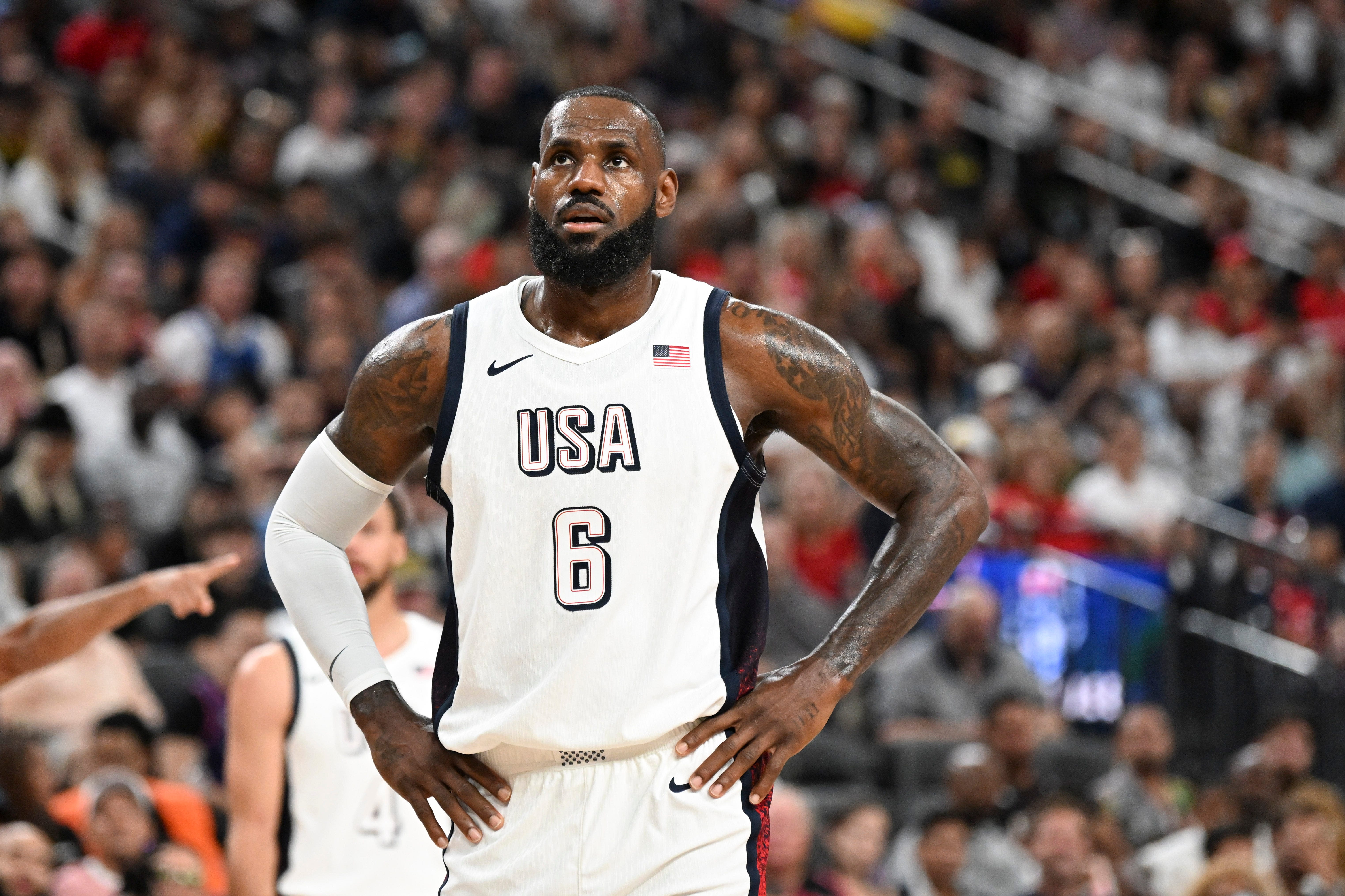 How LeBron James reacted to wearing same Team USA Olympic jersey number as Penny Hardaway