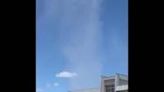 Japan: Dust Devil Sweeps Across Schoolyard During Sports Festival