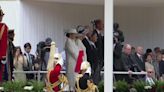 Ceremonial welcome for Emperor and Empress of Japan at start of state visit