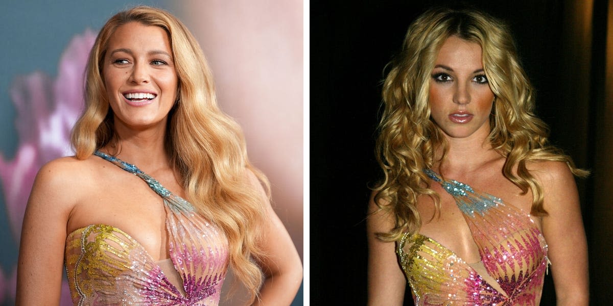 Blake Lively on Why She Wore Britney Spears’ Iconic Versace Dress to Movie Premiere