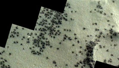 An Unsettling New Image Shows ‘Spiders’ on Mars