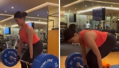 Rashmika Mandanna says she did 100 kg deadlifts after hectic work schedule, see video