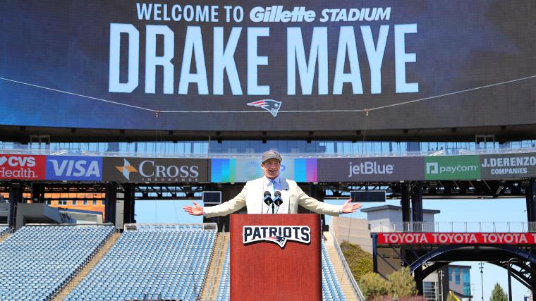 One Patriots veteran is already sick of the Drake Maye puns | Sporting News