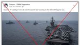 Old photos falsely shared as 'warships from all over the world heading to South China Sea'