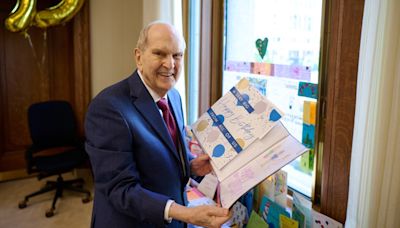 Church of Jesus Christ of Latter-day Saints President Russell M. Nelson celebrating 100th birthday