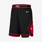 【現貨優惠】Nike CHICAGO BULLS 芝加哥 公牛 黑紅 條紋 黑薯條 球褲 M號