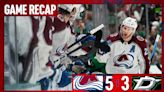 Avalanche Stave off Elimination, Beat Stars 5-3 in Game Five | Colorado Avalanche