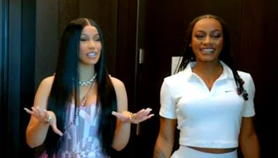 Cardi B and Sha'Carri Richardson Get Their Nails Done and Talk Paris Olympics: 'I Will Come Just for You'