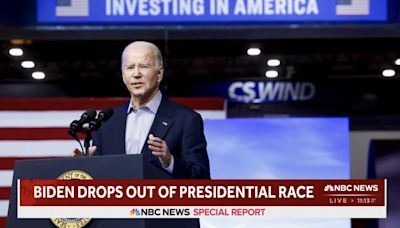 Networks Break in To Report President Biden’s Decision ToDrop Out of Race