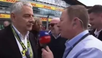 Watch Rowan Atkinson 'do Brundle impression' without Sky Sports F1 host knowing