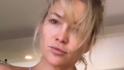 Kate Hudson dances in sports bra and pants during workout session