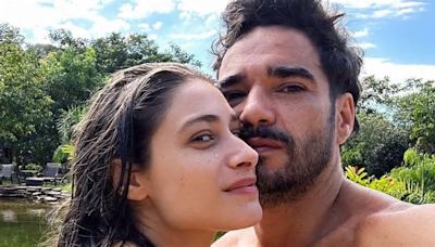 Caio Blat reage a beijo de Luisa Arraes em cantor: 'Só aumenta o nosso amor'