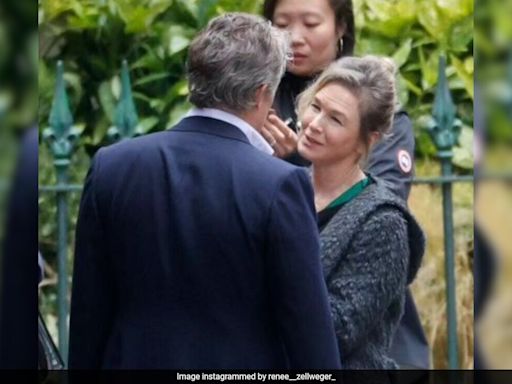 Crazy Viral: Renee Zellweger And Hugh Grant In BTS Pics From Bridget Jones: Mad About The Boy Shoot