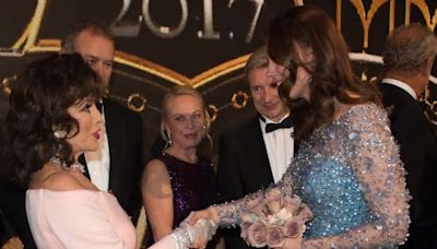 Joan Collins comparte 'gran admiración' por Catalina, princesa de Gales, tras el shock del cáncer
