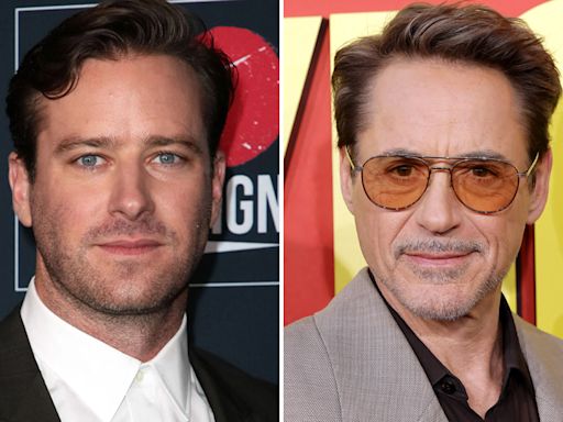 Armie Hammer Denies Robert Downey Jr. Paid for His Rehab, but Says Actor Gave Him Advice: ‘Sit Down, Shut Up...