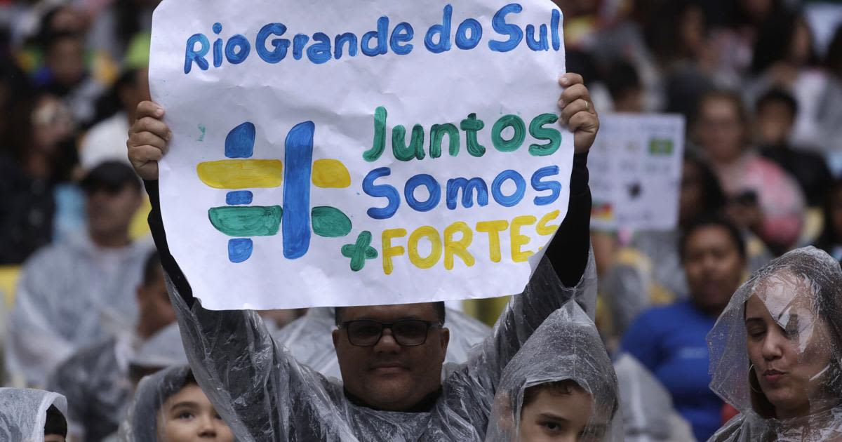 Brazil Floods Soccer