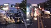Grave accidente en Ibagué deja a hombre atrapado en las latas de un carro y cuatro heridos