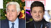 Jay Leno faced mixed reactions online after he tweeted a joke about his motorcycle crash and Jeremy Renner's snowplow accident