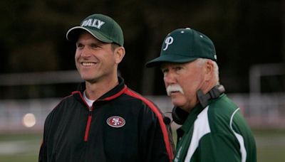 Jim Harbaugh, Zach Ertz headline California High School Football Hall of Fame Class of 2024