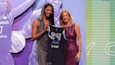 Angel Reese Shares Emotional Hug With Kim Mulkey After Getting Drafted by Sky