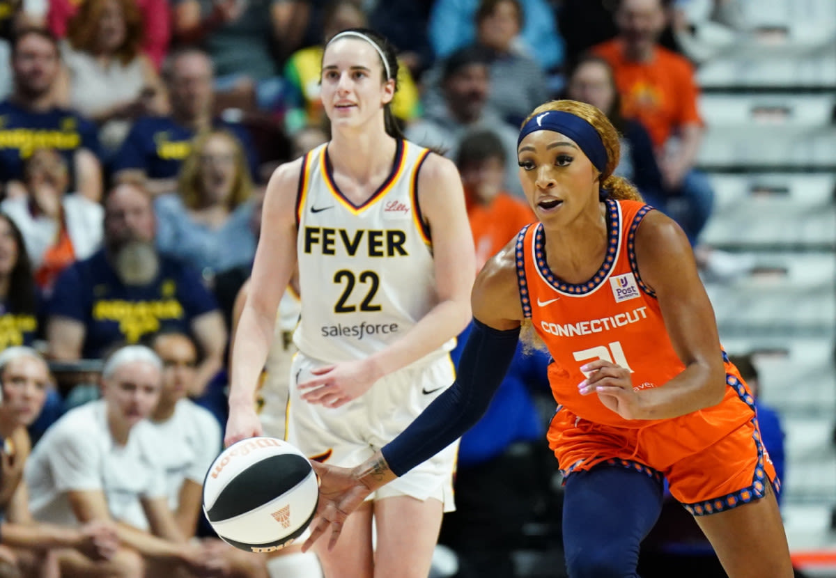 DiJonai Carrington's Reaction to Caitlin Clark's Historic Game Is Turning Heads