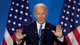 Biden, in defiant news conference, again vows to remain in the race