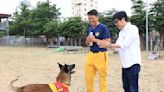 國際搜救犬日 陳其邁慰勞汪汪隊送上禮物