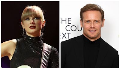 Sam Heughan Predicts Taylor Swift Will Forget Travis Kelce and ‘Fall For a Man in a Ginger Wig’ in Scotland