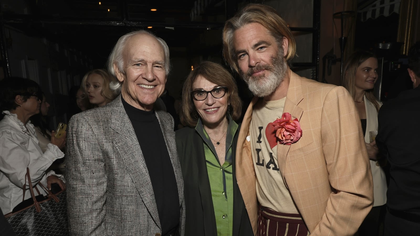 Chris Pine's parents support him at premiere of his directorial debut 'Poolman'