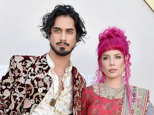 Halsey goes topless in a racy snap taken by boyfriend Avan Jogia