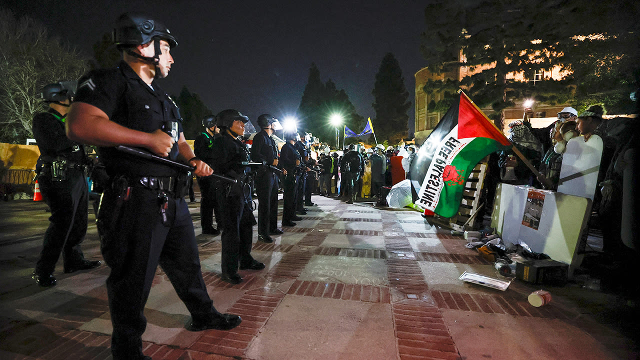 Police at UCLA clear anti-Israel encampment, make over 130 arrests