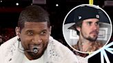 How Justin Bieber Supported Usher During Super Bowl Halftime Show