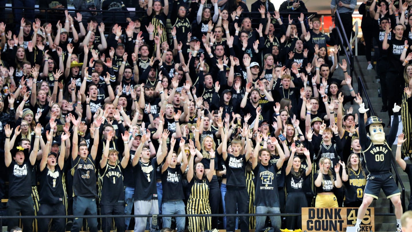 College Basketball Experts Ranks Purdue's 'Paint Crew' 2nd-Best Student Section