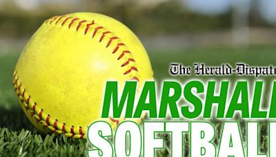 Marshall softball: Late rally downs Herd after rain delay