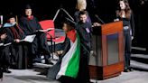 Campus protests over Israel-Hamas war scaled down during US commencement exercises