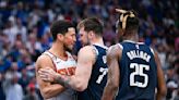 Luka Doncic, Devin Booker get into heated exchange at end of another Mavericks-Suns battle