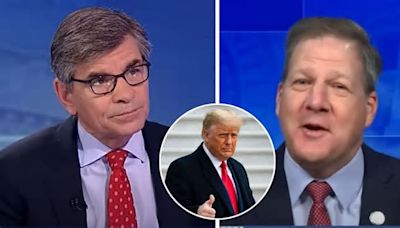 ‘That doesn’t make any sense’: George Stephanopoulos grills Gov Chris Sununu over support for Donald Trump despite past criticism