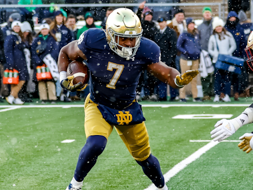 Audric Estime Could Be Notre Dame's Next Big Time NFL Running Back