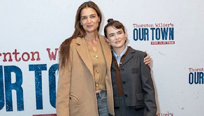 Katie Holmes steps out as she readies for Broadway revival of Our Town