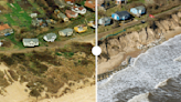 Hemsby: Dramatic pictures over 30 years show Britain's eroding coastline