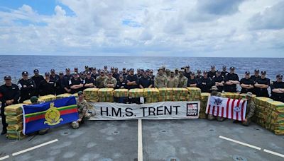Royal Navy Seizes Over $250M Worth of Drugs in Caribbean Sea