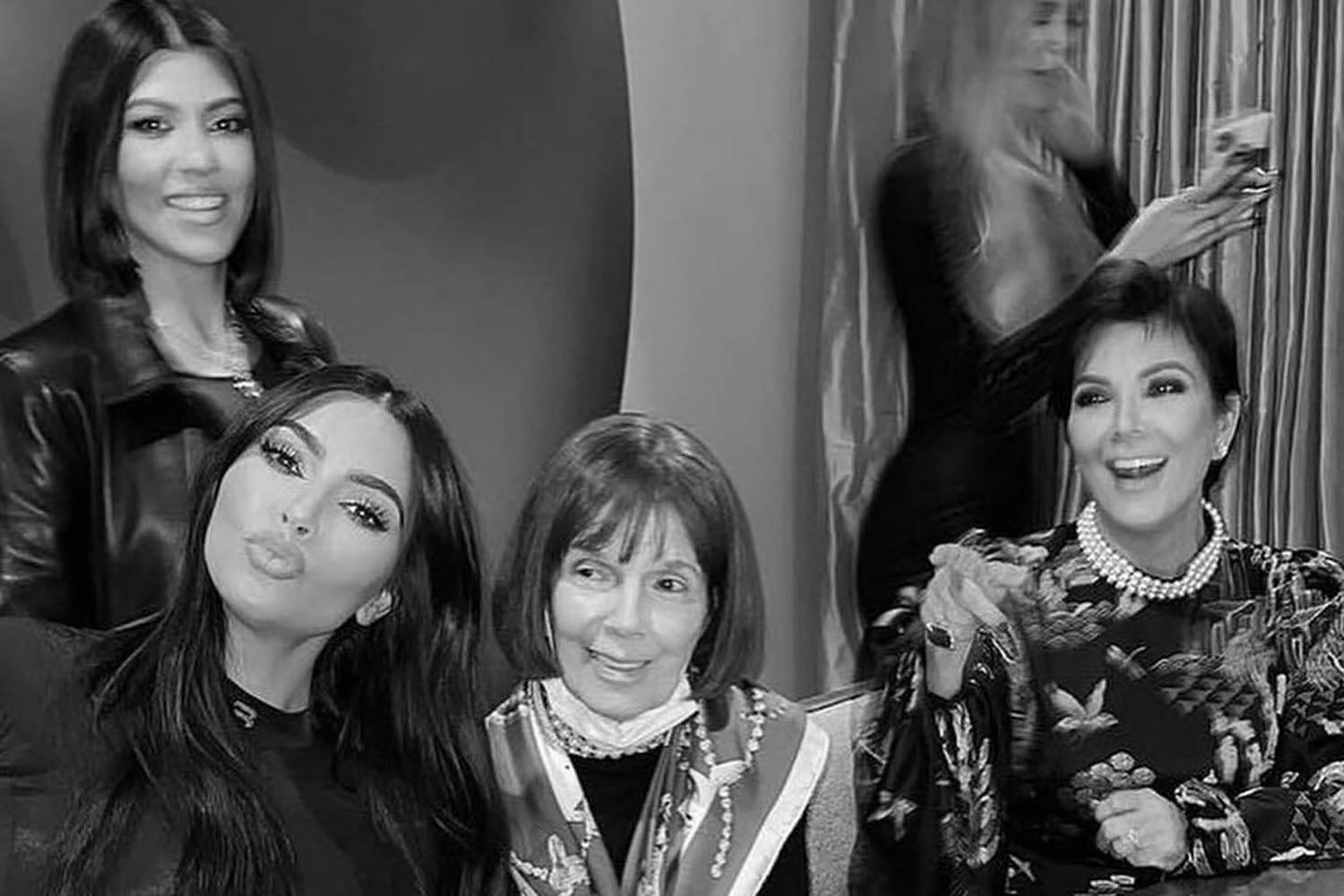 Kim Kardashian Celebrates Mother's Day as She Poses with Mom Kris, Grandma MJ and Kids in Cute Post