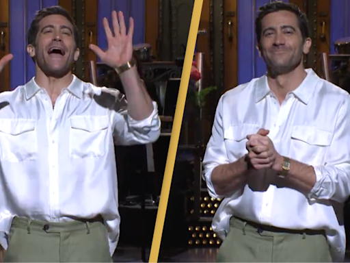 People can't unsee who Jake Gyllenhaal looks like as he presents SNL