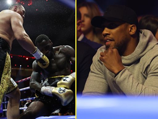 Joshua has savage six-word reaction to Wilder getting knocked out by Zhang