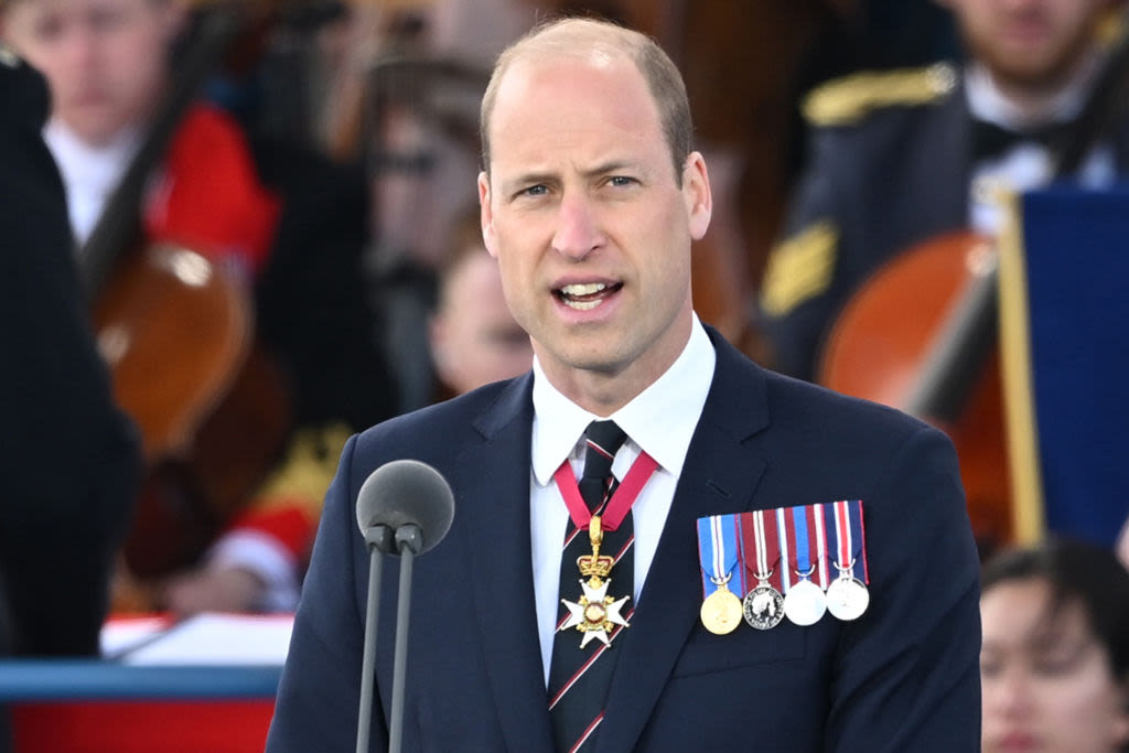 Prince William Gives Update on Kate Middleton at D-Day Event