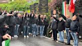 Dozens in Italy give a fascist salute on the anniversary of Mussolini's execution