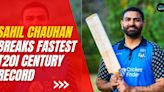 Sahil Chauhan Breaks Chris Gayle’s Record, Hits Fastest Century in T20 | Cricket News - News18