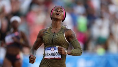 Sha'Carri Richardson wins 100m at US trials to qualify for Paris Olympics