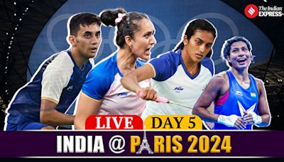 India at Olympics 2024 Day 5 Live Updates: Sindhu, Lakshya in badminton action; Sreeja eyes R16 TT berth; Lovlina opens campaign